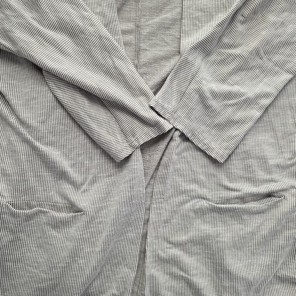 DONNI Cardigan Striped Ribbed OSFA Gray - Picture 10 of 11